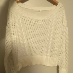 Cropped knitted Long sleeve